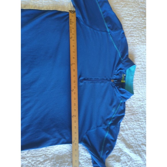 Tasc Bamboo Performance Quarter Zip Pullover Men’s X-Large Blue New Orleans - Picture 10 of 13